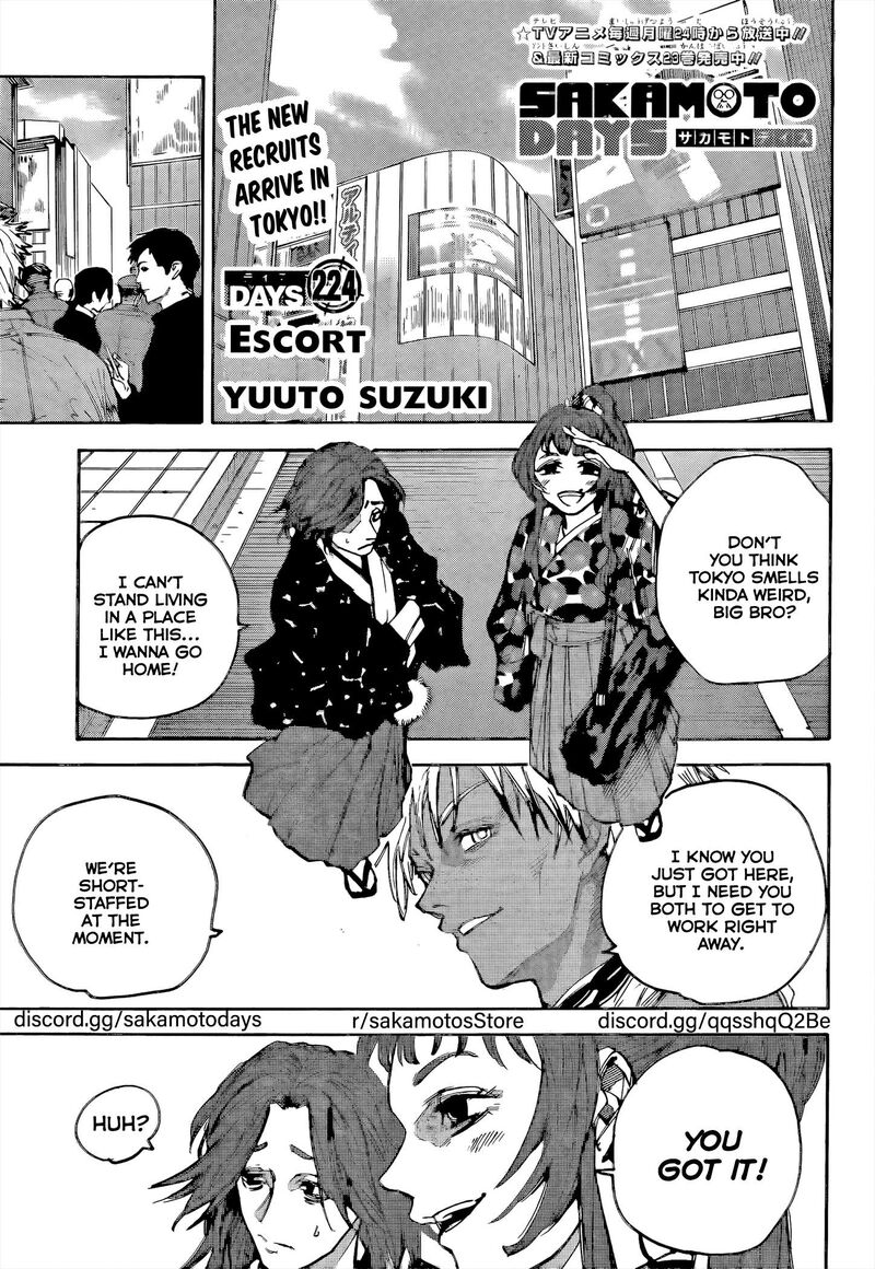 Sakamoto Days Chapter 224